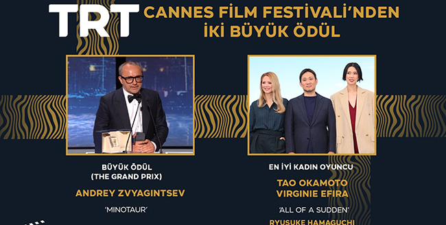 TRT FİLMLERİNE CANNES’DAN 2 BÜYÜK ÖDÜL!