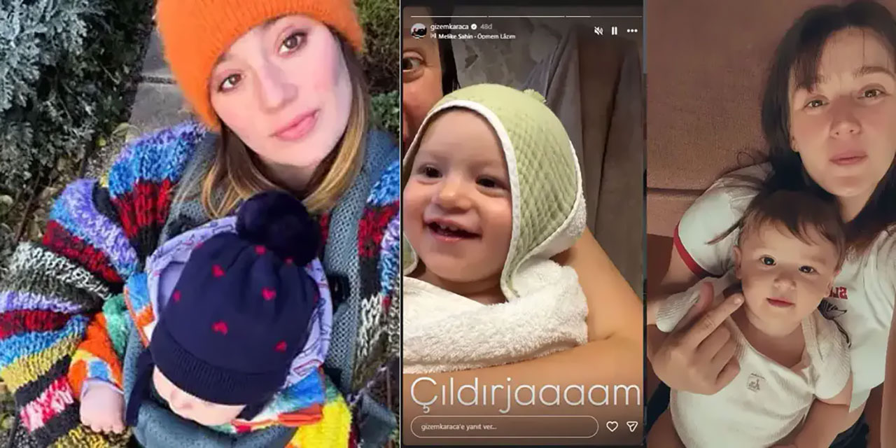 Gizem Karaca… KIZININ KARESİNİ PAYLAŞTI; “ÇILDIRJAAAAM”!