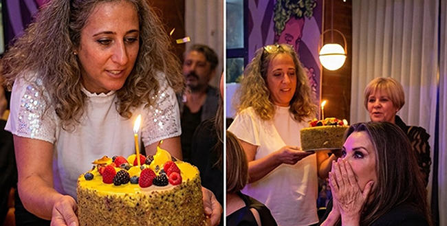 Perihan Savaş... FRANKFURT'TA DOĞUM GÜNÜ SÜRPRİZİ!