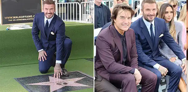 David Beckham... ŞÖHRETLER KALDIRIMI’NA YILDIZI ÇAKILDI!