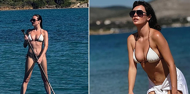 Melis Sezen... YAZIN TADINI ÇIKARIYOR!