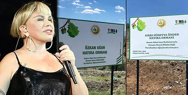 Sezen Aksu... İKİ YENİ HATIRA ORMANI DAHA; DOSTLARINA BÖYLE VEDA EDİYOR!